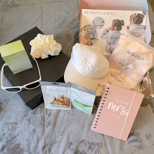 Bride to be box!  Bridal Day essentials!!